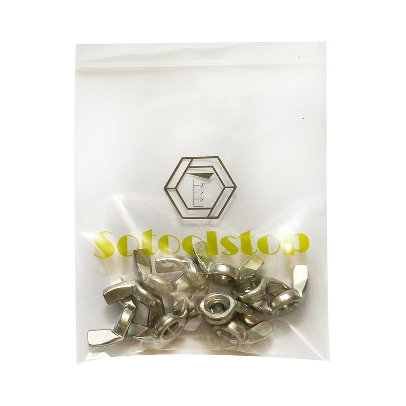 sotoolstop Store 3/8"-16 Wing Nuts,Stainless Steel 18-8(304) Wing Nuts, 10Pcs-Pack - Image 5